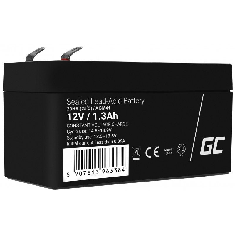 Green Cell AGM41 Battery Sistema UPS Sealed Lead Acid (vrla) 12V 1,3AH