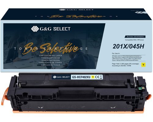 G&g Toner Select XL Compatible With HP 201X Canon 045H