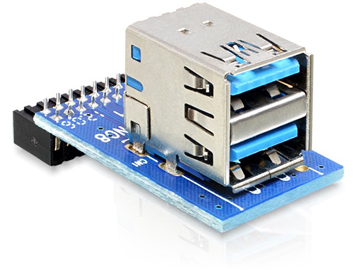 Delock USB 3.0 Pin Header Female 2 X USB 3.0 Female