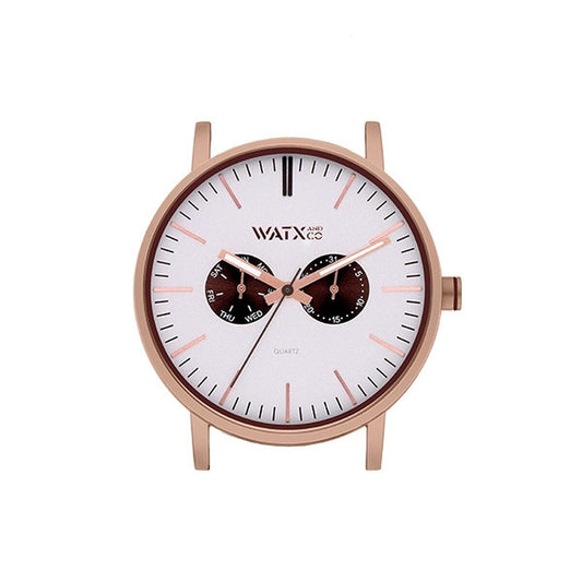 Watx & Colors Unisex Watch Watx & Colors Wxca2735  Grey Pink Silver (Ø 44 Mm)