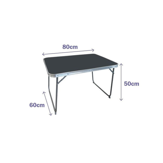 Folding Table Marbueno Grey 80 x 60 x 50 cm