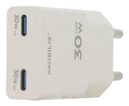 Mobilis 020026 Charger Dispositivo Mobile Phone Universal White Power Alterna Charging Fast Indoor