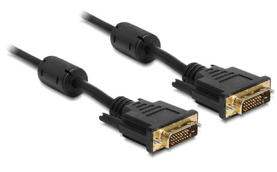 Delock Cable DVI 24 + 1 Male DVI 24 + 1 Male 5M Black — image 1
