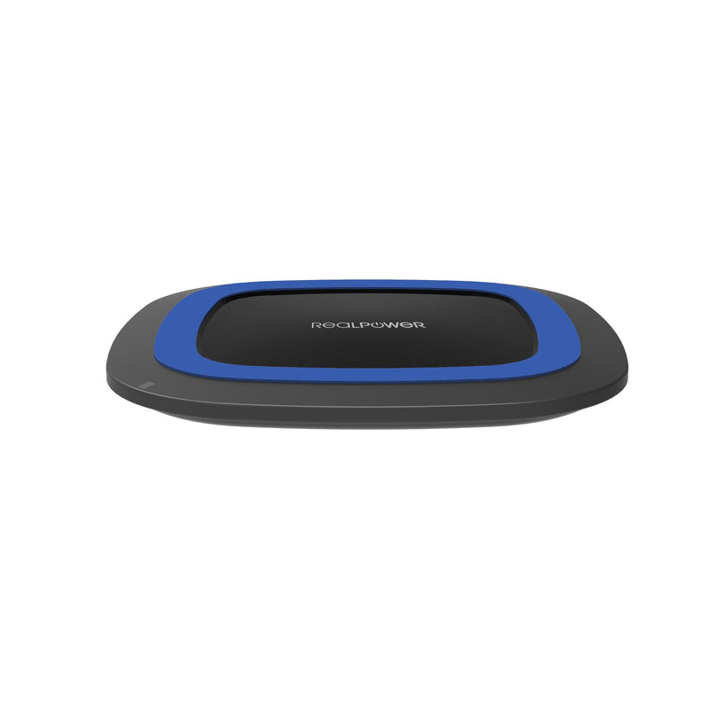 Realpower FREECHARGER-10 Black/Blue Estación Charging Wireless Qi