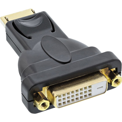 Inline Adapter DisplayPort Male a DVI-d 24 + 1 Female Black — image 1