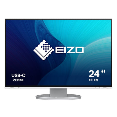 Eizo Monitor Flexscan EV2485-WT 24 16:10 HDMI + DP + USB-C IPS White — image 1