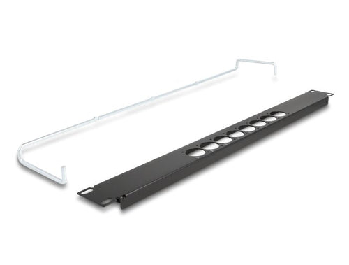 Delock 67060 Patchpanel Tipo-d 19 With Alivio Voltage Central 8 Ports 1U Black — image 1