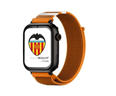 Savefamily Watch Smart Kids Savewatch Plus Edition Valencia C.f. With GPS And Llamada - Strap Fabric Orange — image 1