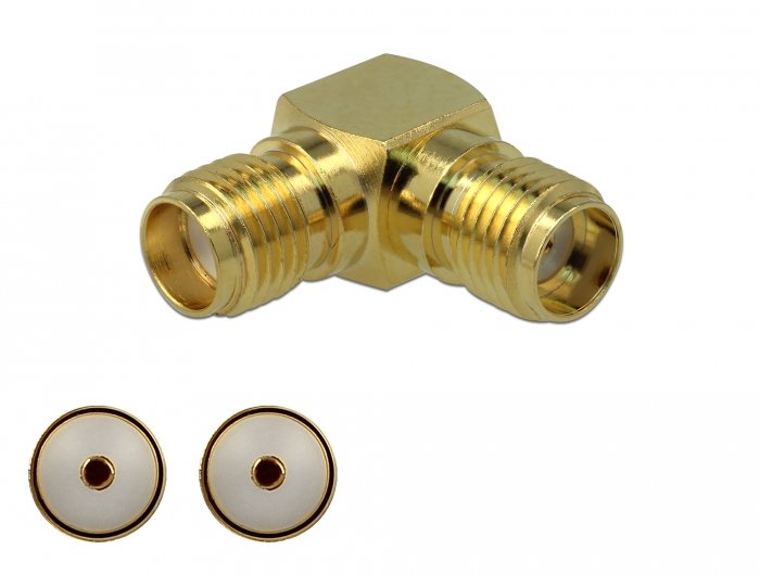 Delock 89964 Adapter Sma Female a Sma Female 90° 3GHZ
