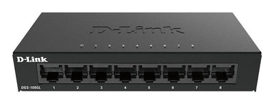 D-link DGS-108GL Switch 8 Ports Gigabit Housing Metal Desktop — image 1