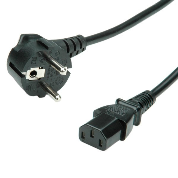 Roline Cable Power Recto IEC Connector Female Black 3M
