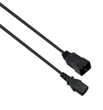 Helos Cable Power C13 a C20, Black 1,0M — image 1