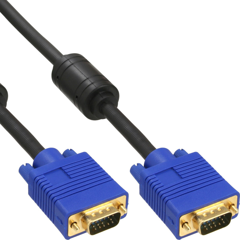 Inline Cable S-VGA Premium 15HD Male a Male Black 0,5M