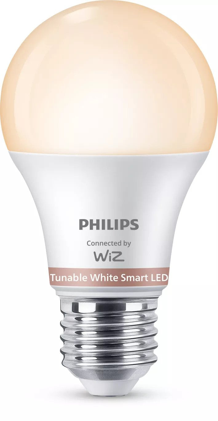 Philips Smart LED Bulb LED Forma: A60 Escarchado Finish E27 8W (equivalente 60W) Clase F White Adjustable 2700