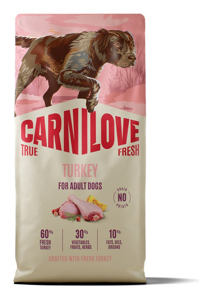 Carnilove True Fresh Dog Dry Turkey For Adult All Breeds 12KG — image 1
