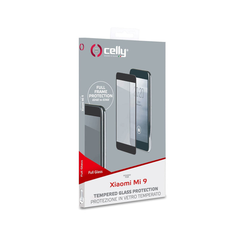 Celly Protector Glass Complete Xiaomi MI9 Black