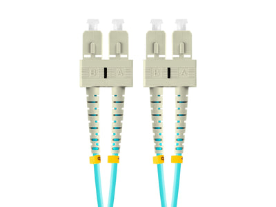 Lanberg Cable Fibre Optic 5M Multi Sc/Upc-sc/Upc Duplex OM3 50/125 Lszh Blue — image 1