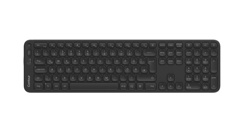Contour Balance Full-size Keyboard De-layout Wireless