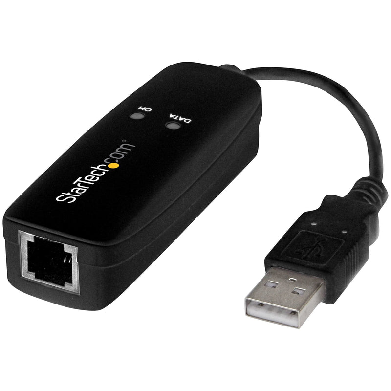 StarTech Modem Fax USB .com USB56KEMH2, 56 Kbit/S, USB 2.0, Conexant - CX93010-21Z, 56 Kbps Down, 36.6 Kbps Up