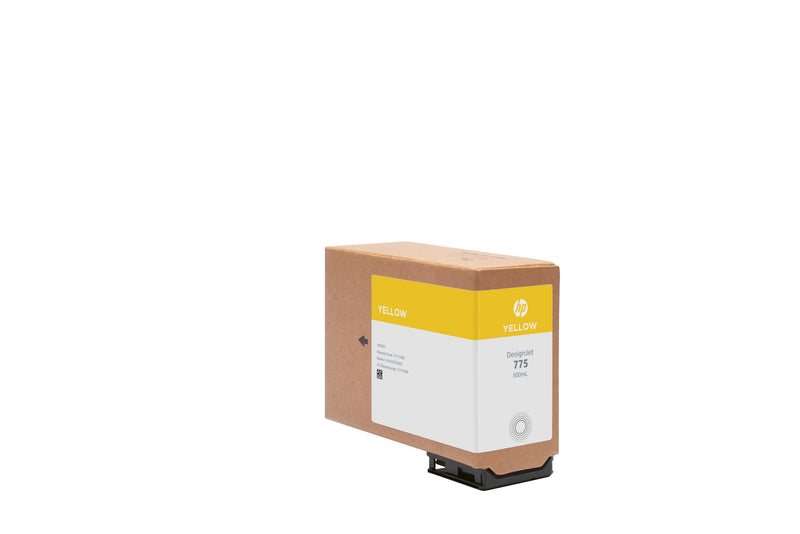 HP Ink Cartridge 775 Yellow 500ML 1XB19A