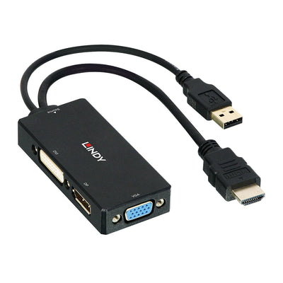 Lindy Converter HDMI a DP - DVI - VGA — image 1