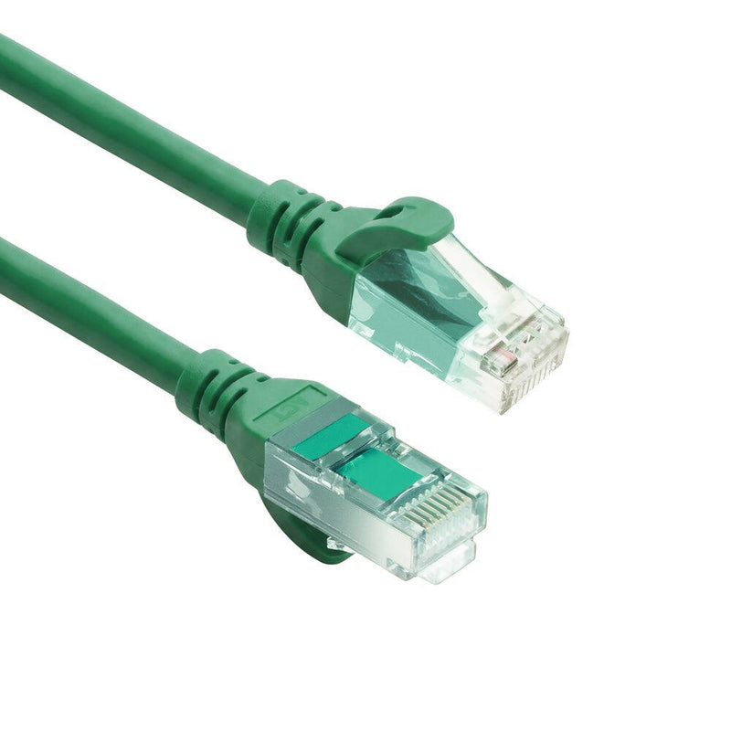 Green 5 Meters Tpe U UTP CAT.6A Ultra-flex Patch Cable Snagless With RJ45 Connectors