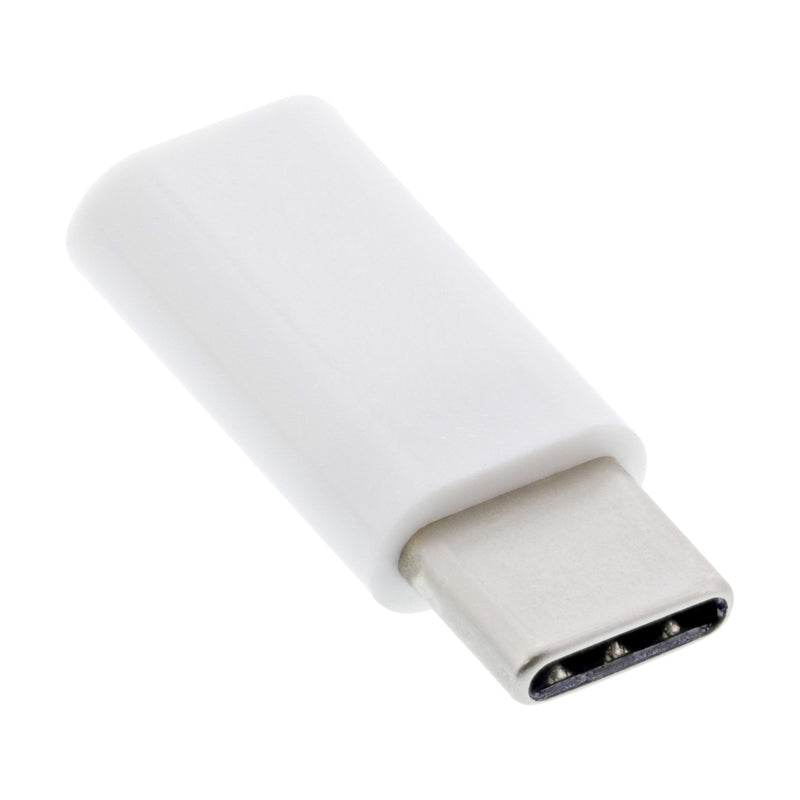 Inline Adapter USB 2.0, USB Type-c Male a Micro-usb Female