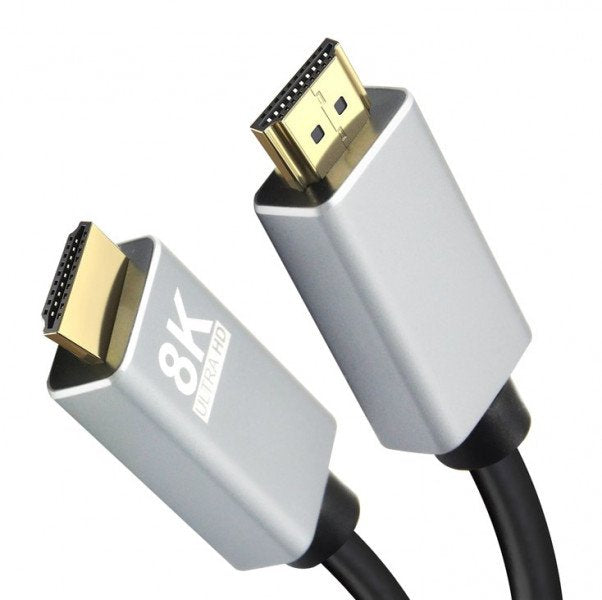 Helos Cable HDMI Male/Male Premium 8K, 2,0M, Black
