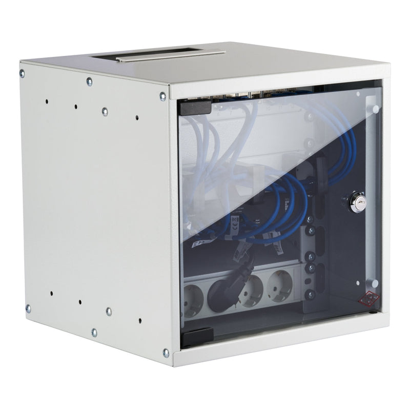 EFB Elektronik Cabinet Rack WGB-1006GR.30-SET1 6U Bastidor Wall Grey