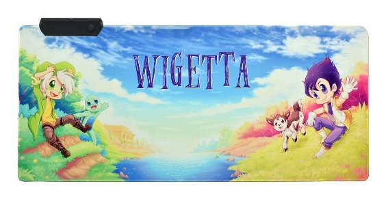 Ratón Pad Gaming Wigetta XXL RGB Ratón