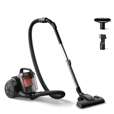 Philips Vacuum Cleaner Without Bag - 1000 Series XB1142/10, 800W, Depósito 1,3 L, Black Coral — image 1