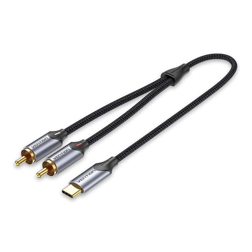 Vention Cable Converter Bguhi 2X Rca Male USB Type-c Male 3M Grey — image 1