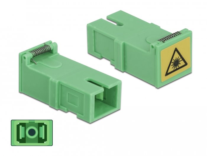 Delock 85925 Adapter Fibre Optic Sc 4 Pieces Green