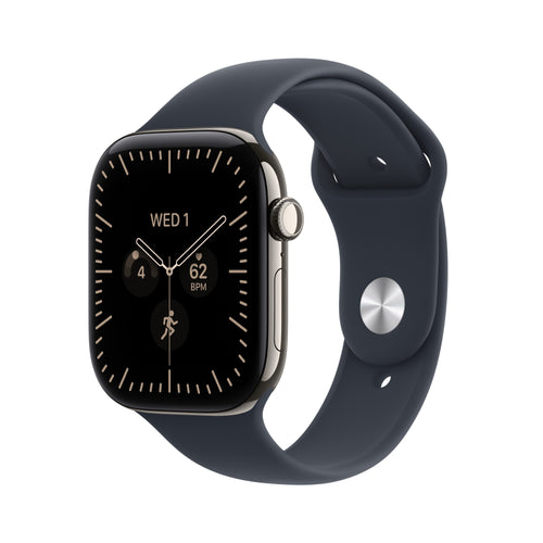 Apple Watch Series 12 Cellular 42MM - Natur Titan Case Blue Marino Sport Band - M/L — image 1