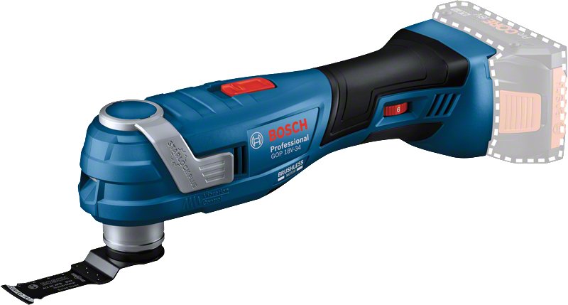 Bosch Professional Multicortador Wireless Gop 18V-34 Body Only Professional, 18 Voltios, Tool Multifuncional B