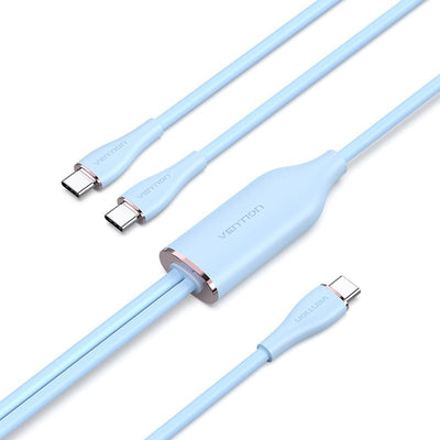 Vention USB Cable Type-c Ctmsg USB Type-c Male 2 X USB Type-c Male 1.5M Blue — image 1