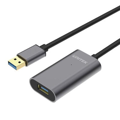 Unitek USB Cable 5M 3.2 Gen 1 (3.1 Gen 1) 3.0 Extensión Activa, 5M, Aluminium And -3004 — image 1