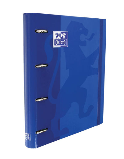 Oxford Folder 4 Anillas Classic Europeanbinder C/ Spare Part 100H 5X5 A4 + Blue Marino — image 1