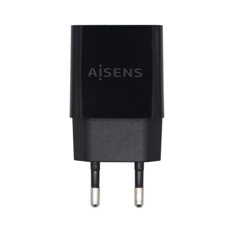 Aisens Wall Charger USB 10W High Eficiencia, 5V/2A, Black