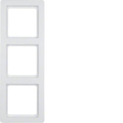 Berker 10136089 Frame 3VÍAS Q.1 White Polar, Samt — image 1