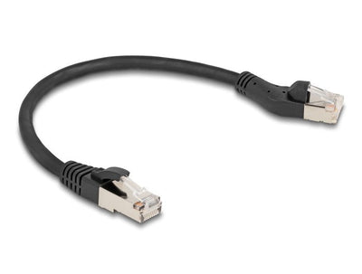 Delock RJ45 Network Cable CAT.8.1 S/FTP Male 45° Nach Links Angular — image 1