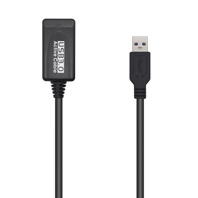 Aisens USB Cable 3.0 Prolongador With Amplicador - Type a/m-a/H - 5M - Black