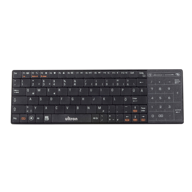 Ultron Keyboard Umt-bt Fashion Black Wireless