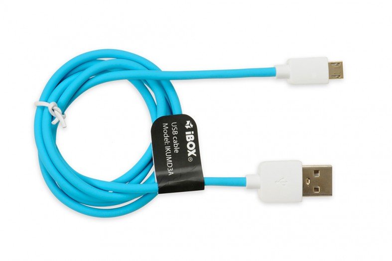 Ibox USB Cable 2.0 - Micro-usb a 1M 3A MD3A