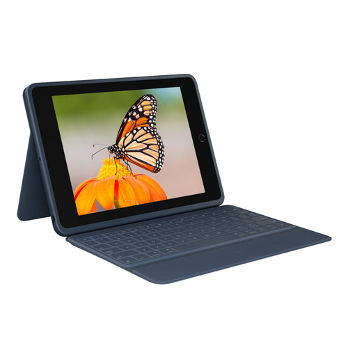 Logitech Rugged Combo 3 Box Of Keyboard And Folio Apple Smart Connector Reino Unido Blue Classic — image 1