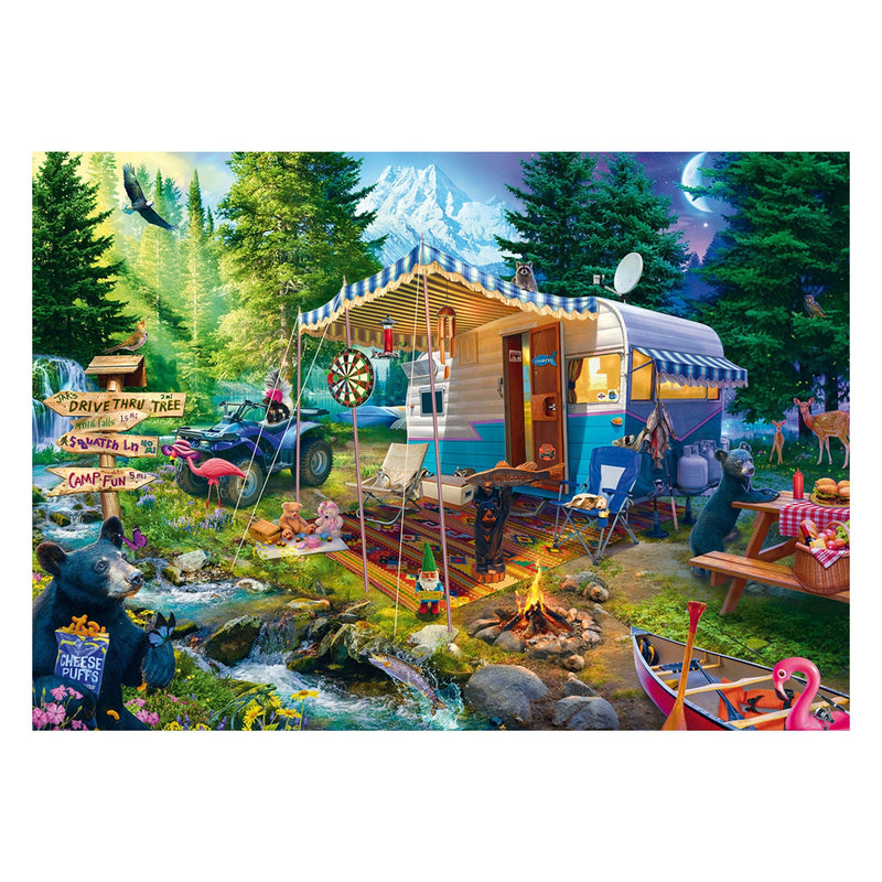 Schmidt Spiele Jeff Haynie: With Caravana Montañas, Rompecabezas 1000 Pieces 58575