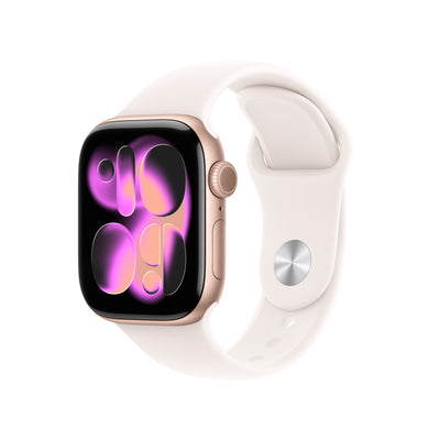 Apple Watch Series 11 GPS Cellular 42MM Oro Pink Strap Deportiva Pink Rubor (s M) — image 1