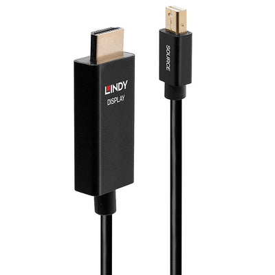 Lindy 40921 Cable 1M Mini DisplayPort HDMI Black — image 1
