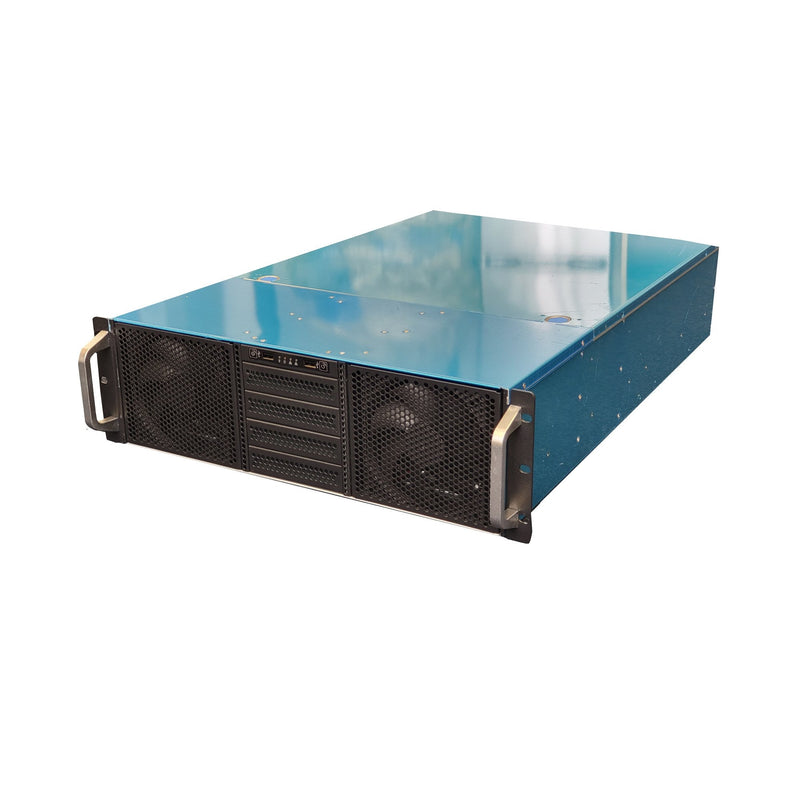 Realpower PC Case 48,3CM RPS19-G3380 3U 19 Without Power Black