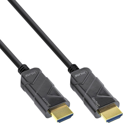 Inline Cable HDMI Aoc, HDMI Cable Ultra High Speed 8K4K, Black 15M — image 1